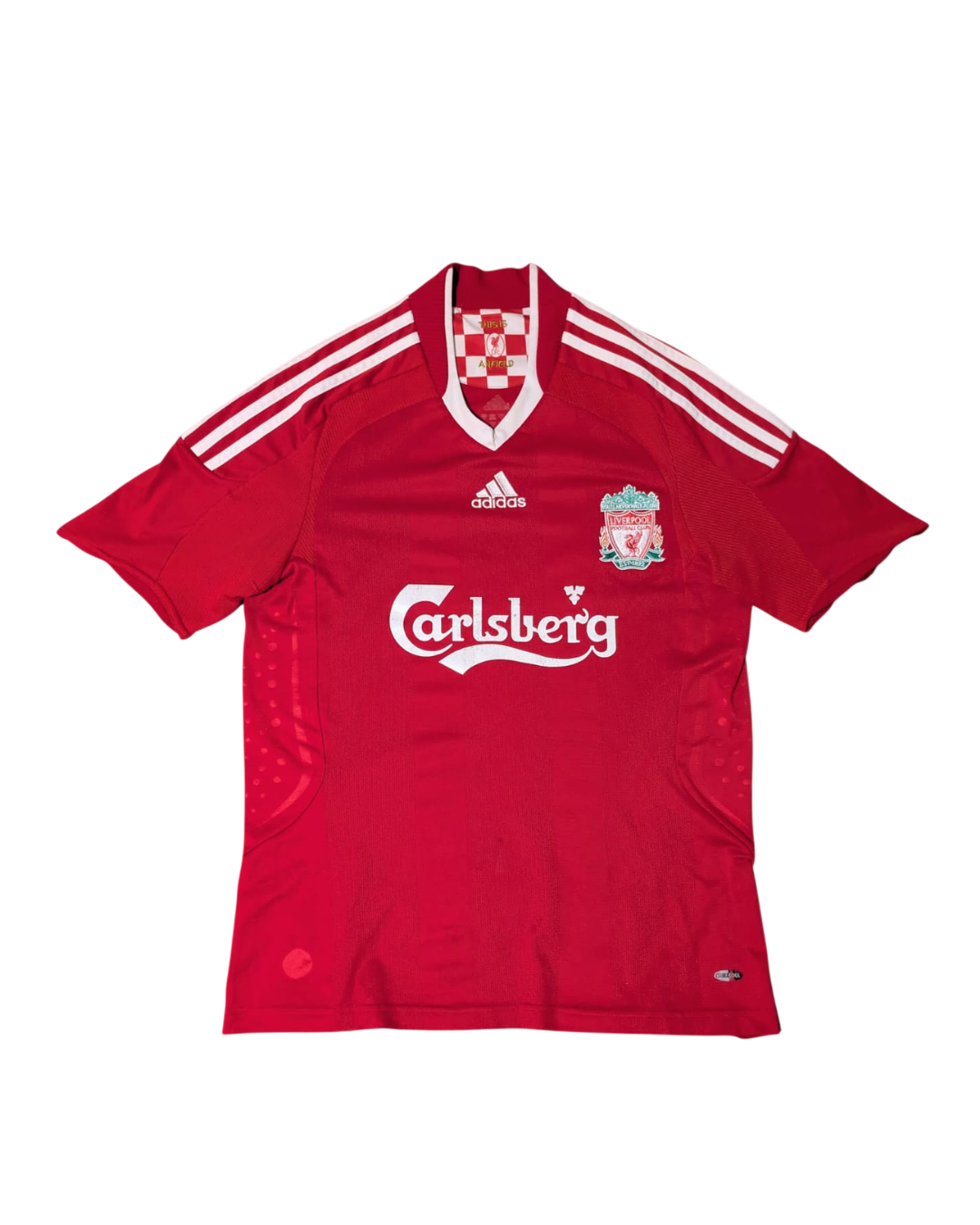 Liverpool FC Heimtrikot - 2008/10 - 7/10 - Rot/Weiß - Größe S