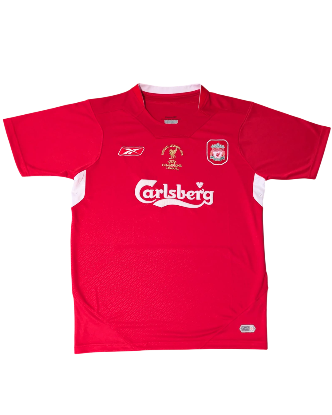 Liverpool FC Retro Heimtrikot - Istanbul Final 2005 - 10/10 - Rot - Größe XL