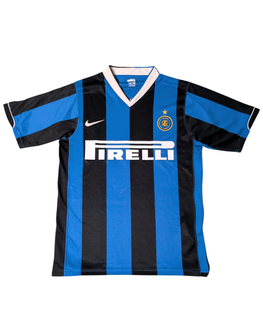 Inter Mailand Heimtrikot - 2006/07 - 8/10 - Blau/Schwarz - Größe S
